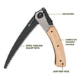 thumbnail image 3 of Ozark Trail 17" Folding Camping Saw with Hickory Handle, 3 of 11