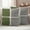Green, variant on Brown Outdoor Waterproof Pillow Covers, Modern Painting Farmhouse Striped Abstract Art Decorative Square Throw Pillowcase Sofa Cushion Sham for Patio/Couch/Chair, 26"x26" 2 Pack