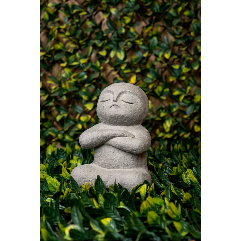 Lucky Japanese Jizo Outdoor Garden Statue - 13.75"