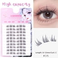 thumbnail image 1 of Manga Lashes Large Capacity Dolly Lashes Cluster Cat Eye Lash Soft Cross Wispy False Eyelashes Eyelash Extension, 1 of 1