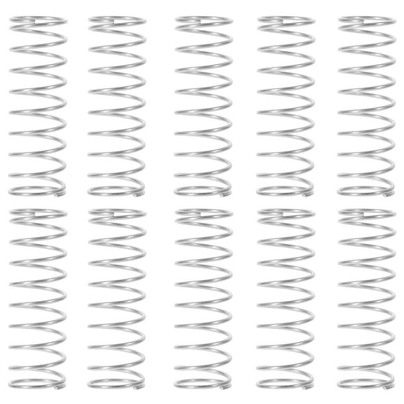 10pcs Compression Springs Replacement Springs Stainless Steel Springs for Home Repairs