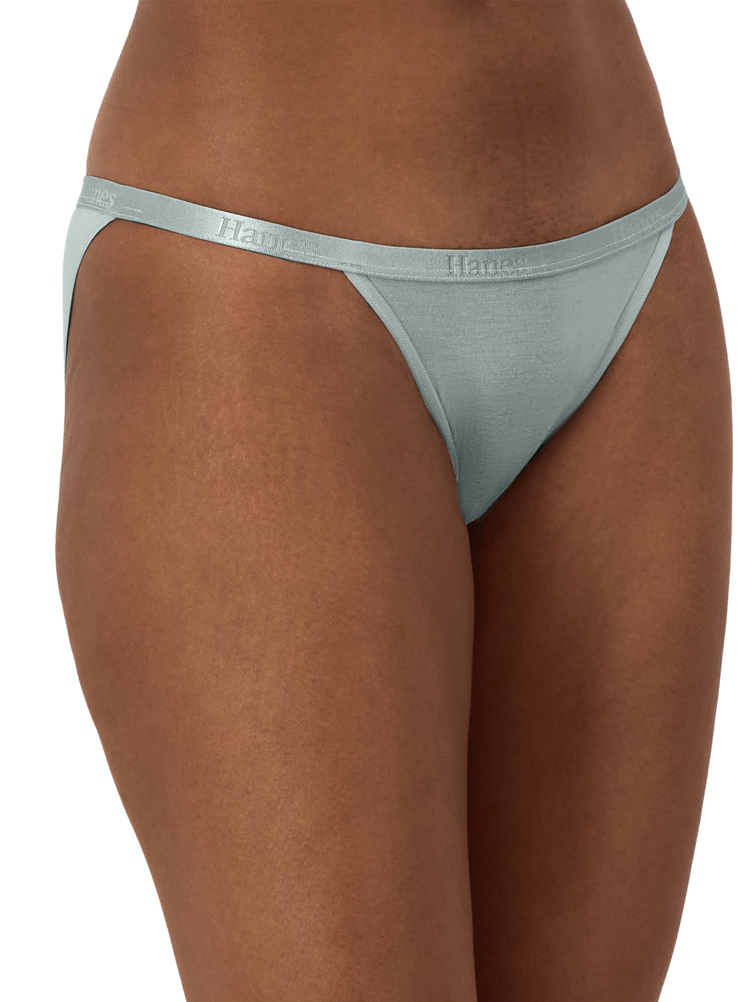 Hanes Originals Women's SuperSoft String Bikini Underwear, 3-Pack, Sizes S-XXL