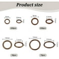 thumbnail image 2 of 360pcs Closed Jumps Rings 6/8/10/12mm O Rings Brass Soldered Jump Rings 16~18 Gauge Antique Bronze Round Chainmail Rings Jewelry Connector for DIY Earrings Bracelets Necklaces Keychain, 2 of 7