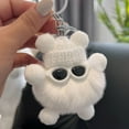 thumbnail image 6 of Yoone Keychain Fluffy Shaggy Decorate Briquettes Elf Doll Key Holder School Backpack Plush Keychain for Everyday Life, 6 of 6