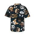 thumbnail image 3 of Haiem Dogs Printed Hawaiian Shirt for Men - Men’s Casual Beach Summer Shirts - Stretch Fabric with Modern Fit-Large, 3 of 9
