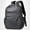 Gray, variant on Smooth Water Resistant Oxford Casual Backpack, Multi-Pocket Minimalist Laptop Daypack for Men Work School Outdoor Travel Gray