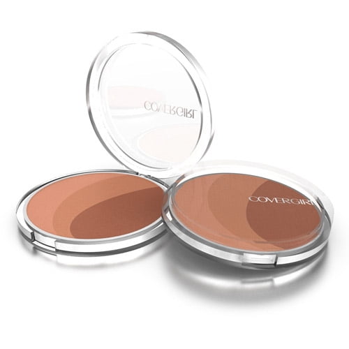 COVERGIRL Clean Glow Lightweight Powder Bronzer, Spices 120, .42 oz