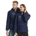 thumbnail image 3 of Unisex Heated Jacket 9 Heat Zones Fast Warm Up One Control Usb Smart Heating Puffer Jacket Zip Up Long Sleeve Hooded Padded Jacket Lightweight Winter Outdoor Heating Clothing Thermal Womans Jacket, 3 of 3
