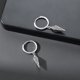 thumbnail image 4 of Pendientes de botón doble desmontables, pendientes de garra, pendientes de botón punk, pendientes de gancho simple desmontables, pinchos, mal de ojo, 4 of 5