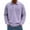 Purple_CN14, variant on Lumtrix Mens Waffle Long Sleeve Polo Shirts for Men Henley Shirts with Collar Oversized Casual Button Up Golf Pullover With Pocket Light Blue L