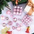 thumbnail image 2 of 100ct Christmas Balls Tree Ornaments, Shatterproof Christmas Decorations Set with Reusable Hand-Held Gift Package for Holiday Xmas Tree Decor (Pink), 2 of 5