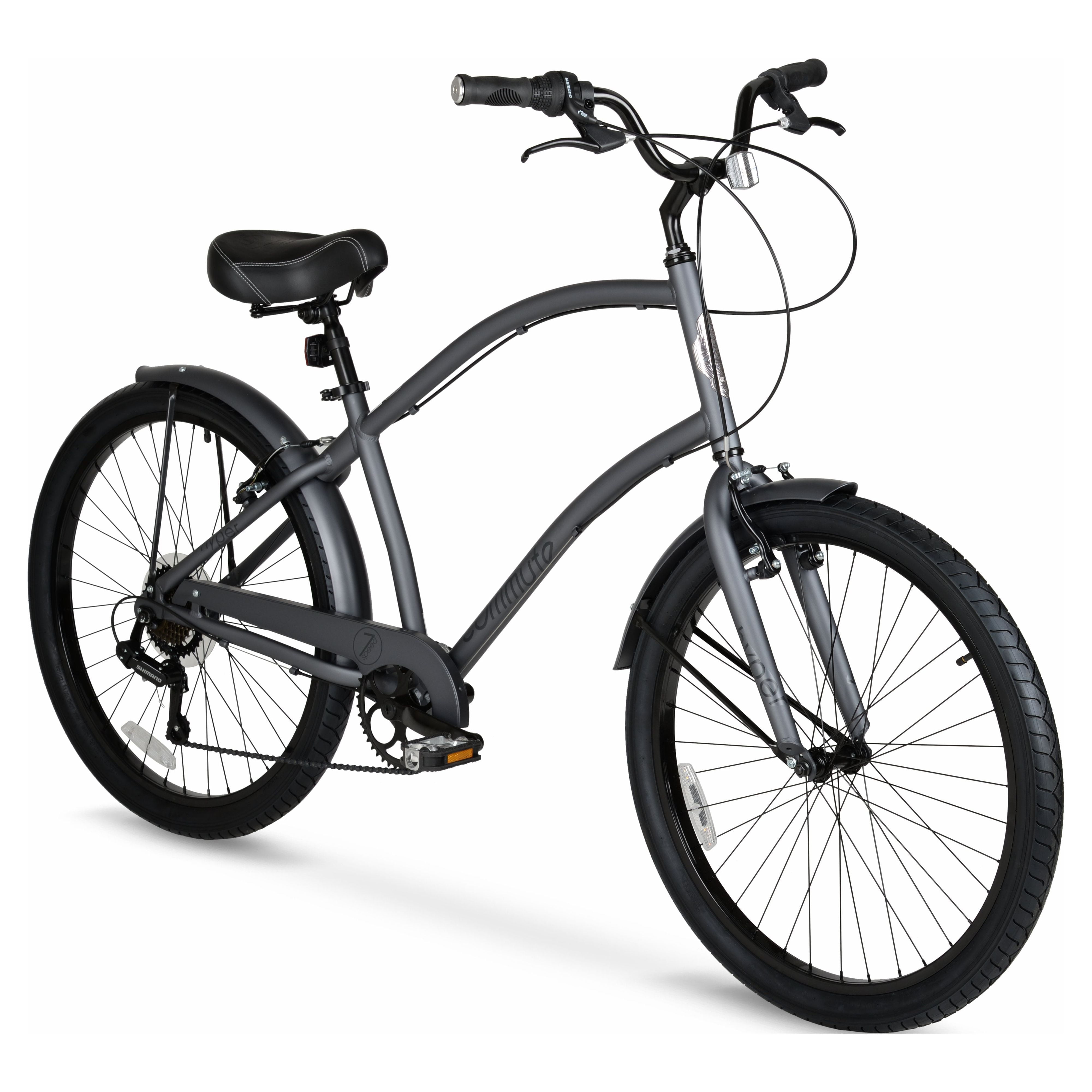 Hyper Bicycle Men s 26in. Beach Cruiser Bike Black Walmart