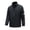 Black, variant on Men's Casual Baseball Jacket Spring Autumn Lightweight Stand Collar Border Leisure Coat Outerwear