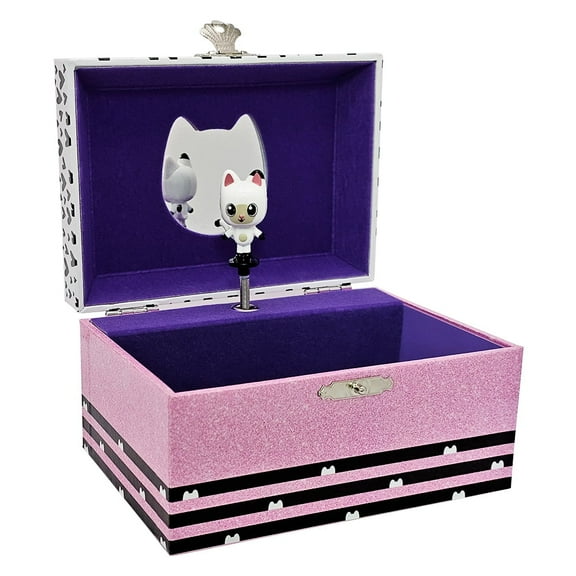 Officially Licensed Gabby’s Dollhouse Mini Treasures Jewelry Box – Kids’ Keepsake Organizer with Cute Character Design