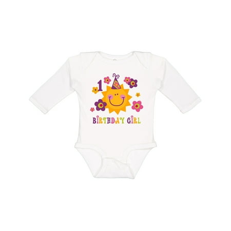 

Inktastic Sun 1st Birthday Girls Long Sleeve Baby Bodysuit