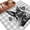 Grey, variant on Entryway Rug 2'x3', Black Easter Small Rug for Kitchen Bathroom Door Mat Indoor Entrance, Spring Modern Cute Bunny Polka Dot Non-Slip Area Rugs Floor Mats Carpet Front Door Rugs