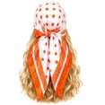 thumbnail image 2 of MEICHEN Womens Polka Dots Print Satin Head Scarf Fashion Lightweight Turbans Casual Soft Hijabs, 2 of 6