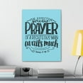 thumbnail image 4 of Scripture Walls The Effective Prayer James 5:16 Bible Verse Canvas Christian Wall Art Ready To Hang Unframed, 4 of 17