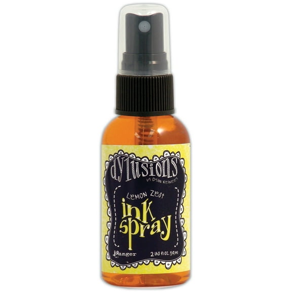 Dylusions Ink Spray 2oz-Lemon Zest