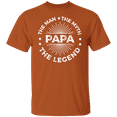 thumbnail image 2 of Papa Man Myth Legend Father's Day Men's Graphic T-Shirt Gift for Dads, 2 of 4