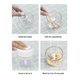 thumbnail image 5 of Mini Procesador De Alimentos, Evita Arañazos Capacidad De 250 Ml Cerradura De Seguridad De Acero Inoxidable 304 Mini Picadora De Ajo Para Verduras, 5 of 7
