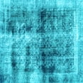 thumbnail image 1 of Ahgly Company Indoor Square Abstract Light Blue Modern Area Rugs, 5' Square, 1 of 4