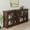 Brown, variant on Merluxy 63" Buffet Sideboard Cabinet with Storage, Large Modern Farmhouse Cabinet with 4 Doors