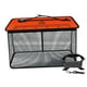 thumbnail image 5 of Cesta de pesca flotante, jaula de almacenamiento, bolsa de red, diseño plegable para proteger Naranja 34 x 20 cm x 28 cm, 5 of 9