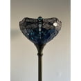 thumbnail image 5 of Tiffany Torch Floor Lamp Dragonfly Blue Stained Glass LED Bulb Included For Living Room Bedroom Office Hotel 12"W*12"D*66"H, 5 of 5