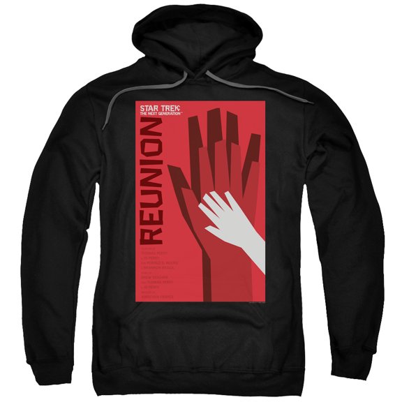 Star Trek Tng Season 4 Episode 7 Adult Pullover Hoodie Sweatshirt Black