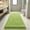 Green, variant on Long Plush Shaggy Runner Foot Mat, Extra Thick High‑Density Fluffy Absorbent Rug, Non‑Slip Latex Backing Waterproof Soft Carpet for Bathroom Laundry Room Hallway Indoor Household Use