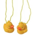 thumbnail image 6 of BULK - Set of 12 Rubber Duck Necklaces - Rubber Duckies - Cute Novelty Prize Reward Giveaway Jewelry (1 Dozen), 6 of 7