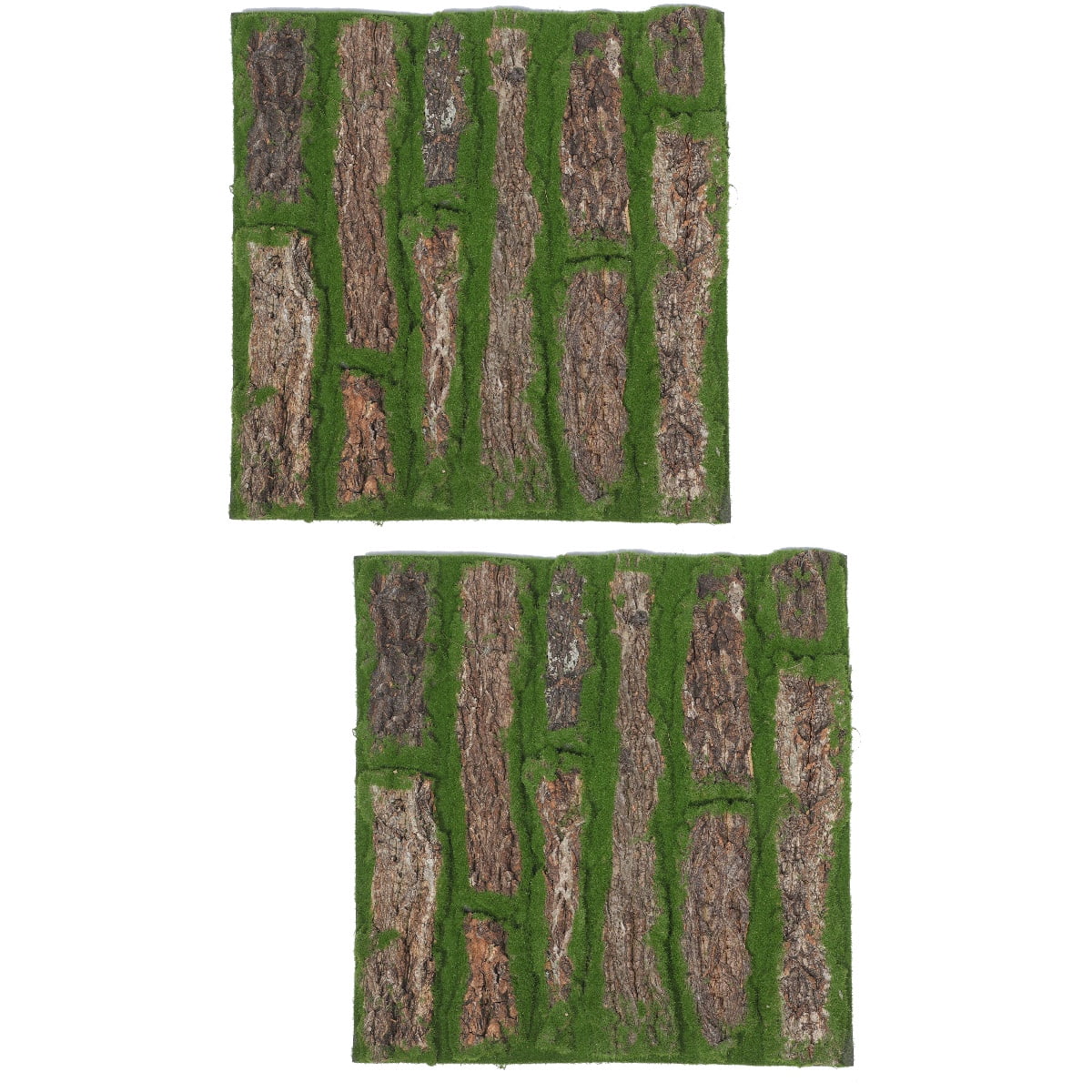 MLINS 2pcs Artificial Moss Lichen Fake Moss Mat Artificial Turf Ornament Micro Landscape Accessory