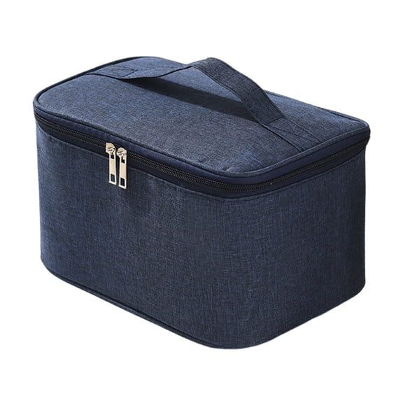 Ruanlalo Travel Cosmetic Case Makeup Bag with Top Handle Large Capacity Waterproof Toiletry Organizer for Men Women Vacation Business Trips Daily Use