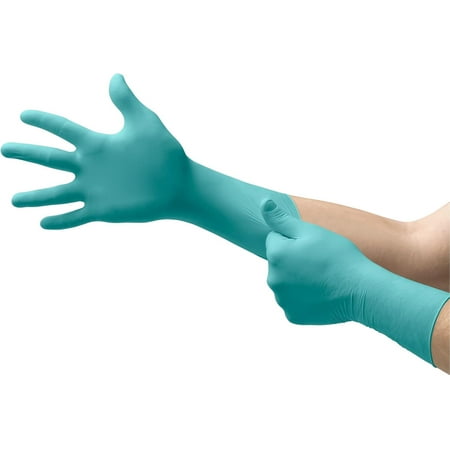 N89 Disposable Nitrile Gloves w/Rough Finish & Powder for General Use, Sample Taking