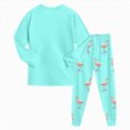 thumbnail image 5 of masbird Kids Clothes for Girls Boys 2 Piece Toddler Clothes Cotton Outfit Fall Winter Sleepwear Set 6-12 Months 12-24 Months 2t 3t 4t 5t 6t 7t 8t 9t Children(Mint Green,6-7 Y), 5 of 8