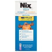 Nix Ultra Lice Removal Kit, 3.4oz Lice Treatment Hair Solution & Comb + 5oz Home Bedbug Spray, 1 Kit