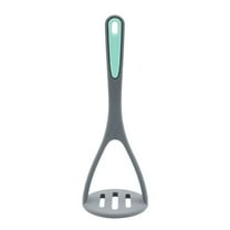 Garlic Press—New Arrivals Up to 50% Off! Fdelink Garlic Press, Potato Masher Silicone Food Masher Fruit Crusher Masher Cooking Kitchen Gadget Hand Tools for Vegetables Fruits Food Grey