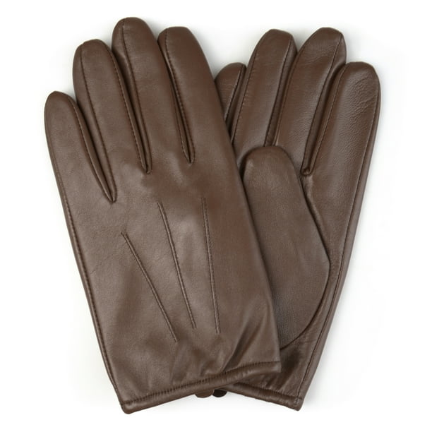 Territory Mens Lined Genuine Leather Driving Gloves
