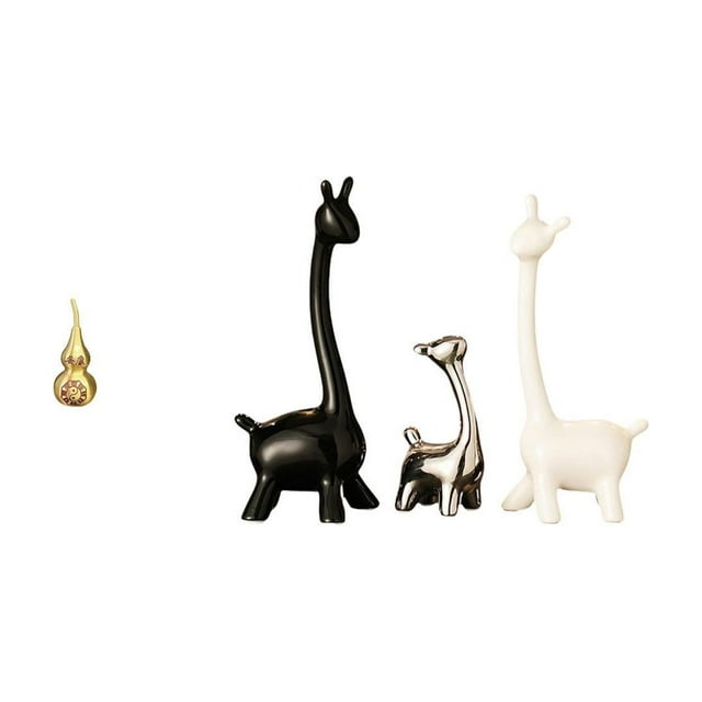 Estatua De Jirafa De Calabaza De Latón, Adorno Feng Shui De Cerámica, Centro De Mesa Artesanal, Recuerdo Moderno Y Creativo Para La Decoración Del Festival De Primavera, Mueble