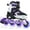 Purple, variant on MammyGol Light Up Skates for Kids Girls Boys，Adjustable Inline Skates Youth Beginner Outdoor Purple 9-12