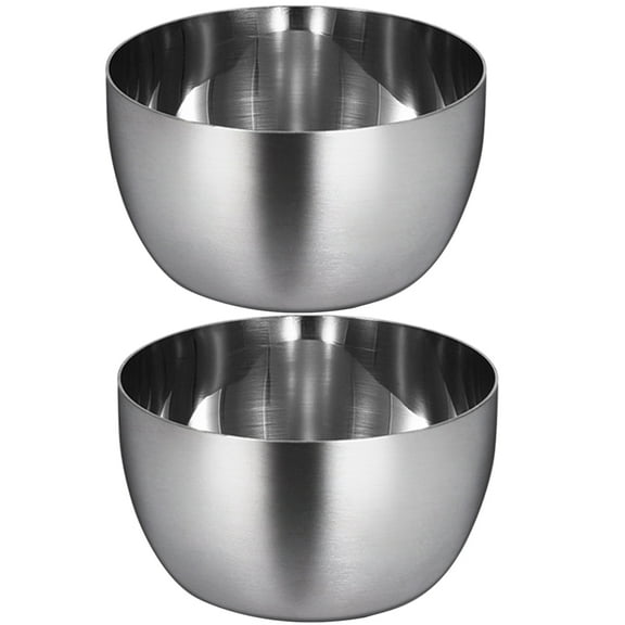 UPKOCH 2Pcs Premium Stainless Steel Small Bowls for Sauce and Dip Serving