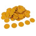 thumbnail image 1 of 100 Unidades Plana dos cara Tapas De Aplanado Artesanía Adornos Hallazgos Para DIY Arcos Del cabellero Colgante Niños Decoración arte 25mm Amarillo Gloria Tapa de la botella decorativa, 1 of 7