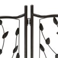 thumbnail image 4 of ETNA 3-Panel Foldable Dog Gate Freestanding Dog Gate Metal Tri-Fold Tree of Life, 4 of 8