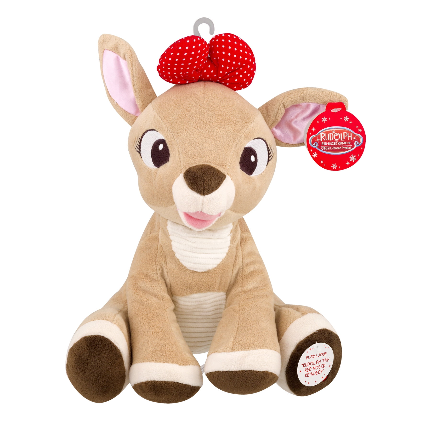 NEW RUDOLPH THE RED NOSED REINDEER 7.5"  PLUSH STUFFED ANIMAL 