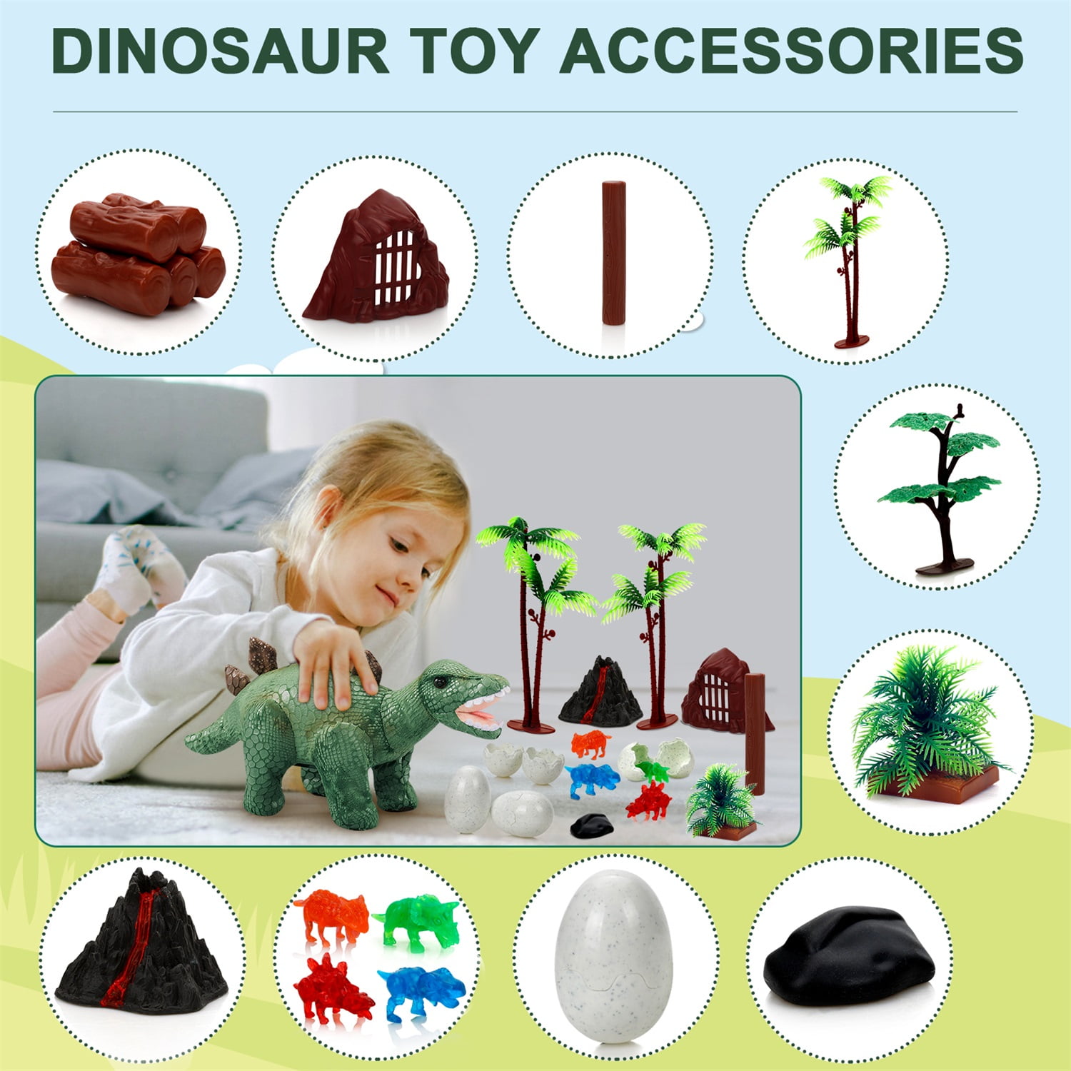 CIPACHO Walking Dinosaur Kids Learning Educational Toy, RC Dinosaur Robot Toy with Remote Control for Boys and Girls, Green CIPACHO Walking Dinosaur Kids Learning Educational Toy, RC Dinosaur Robot Toy with Remote Control for Boys and Girls, Green