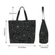 thumbnail image 5 of Balery Spider Web Black Bolsa Tote Estilo Estético con Cremalleras, Bolsa de Hombro, Bolsa de Compras Grande y Plegable, 5 of 8
