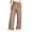 Khaki pants for women, variant on ABPWLY Pants for Women Wide-Leg Pants for Women Casual Palazzo Pants Fashion Striped Print High Waist Drawstring Pocket Loose Comfy Flared Trousers Linen Pants Women