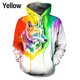 thumbnail image 3 of Sudadera con capucha para hombre nueva de otoño con estampado 3D de lobo y animales, jersey de lobo, moda urbana, sudaderas casuales de gran tamaño para hombre, 3 of 5