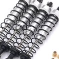 thumbnail image 3 of ZheElen RCGOFOLLOW Aluminum Alloy Smooth Front Rear Shock Absorber Wear-resistant Rc Front Rear Shock Absorber For 1/10 MN MN Silver, 3 of 6